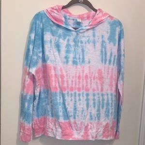 Pink lily hoodie
